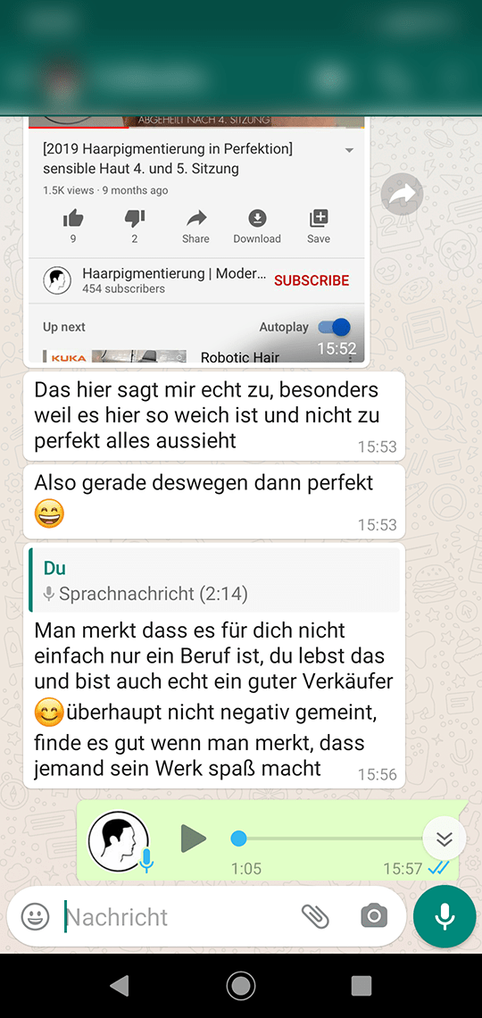 Whatsapp Bewertung 1